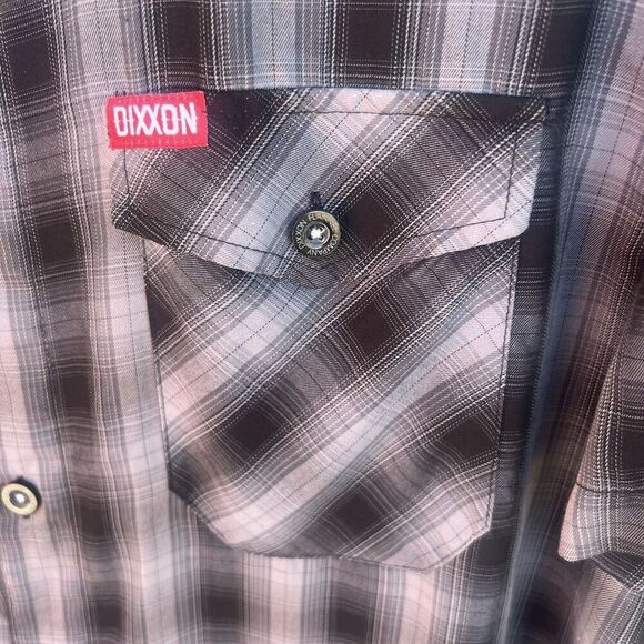 Dixxon Flannel Co. Short Sleeve Bamboo Men’s L “THE OBISPO" Shirt Size LARGE - Picture 3 of 5